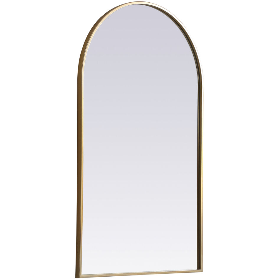Ayra 40 X 24 inch Brass Mirror in 24 x 40