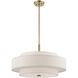 Monroe 5 Light 24 inch Antique Brass Pendant Chandelier Ceiling Light
