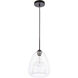 Kason 1 Light 8 inch Black Pendant Ceiling Light