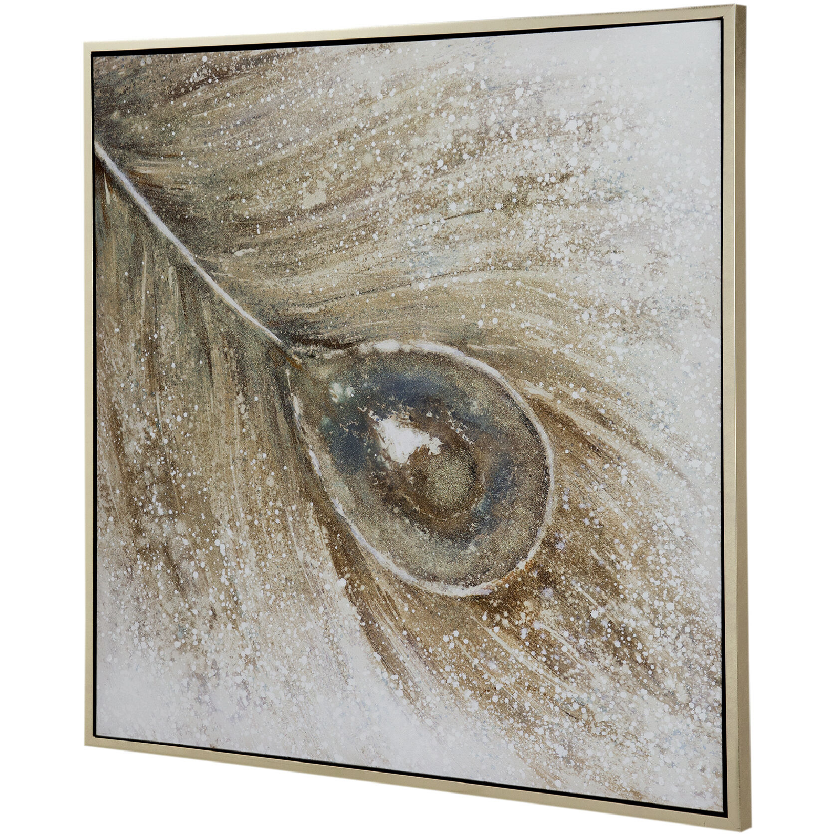 Anita Blue/Champagne Wall Art