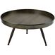 Chamberlin 35.5 inch Antique Gray with Brown Coffee Table