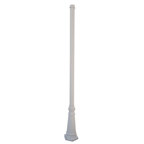 Downtown 90 inch White Outdoor Pole Base