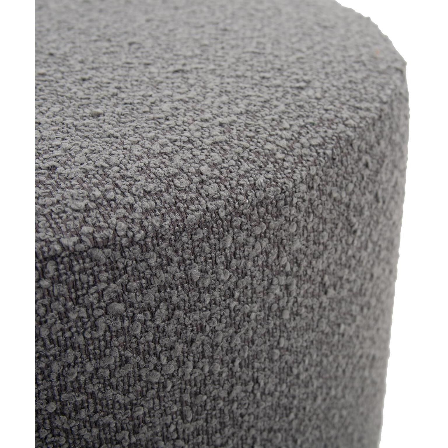 Barbet Universal 18 inch Charcoal 36 Round Ottoman