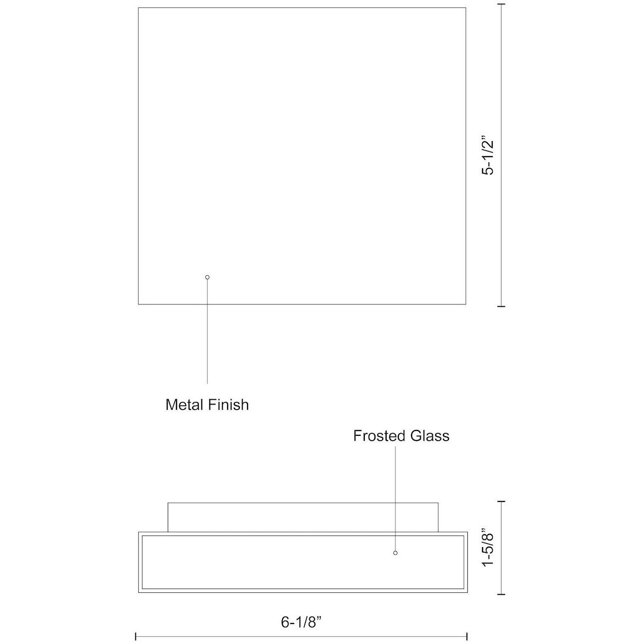 Mica All-terior Wall Light in Brushed Gold