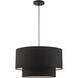 Bainbridge 3 Light 20 inch Black Pendant Ceiling Light