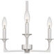 Prescott 3 Light 16 inch Brushed Nickel Chandelier Ceiling Light