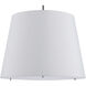 Cloister 87 inch 75 watt Oil Rubbed Bronze and White Floor Lamp Portable Light, Large
