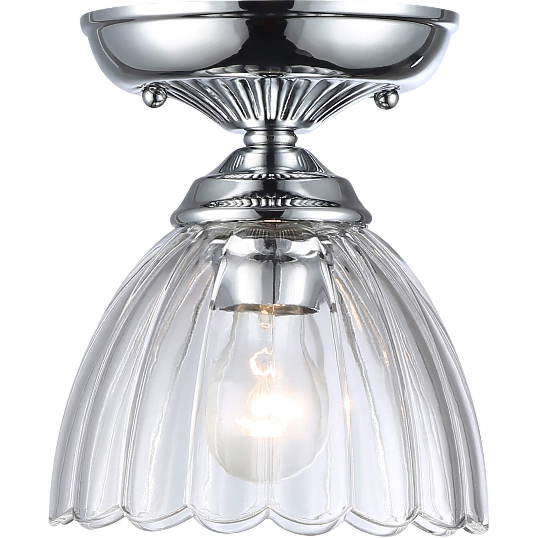 Audra 1 Light 6.88 inch Semi-Flush Mount