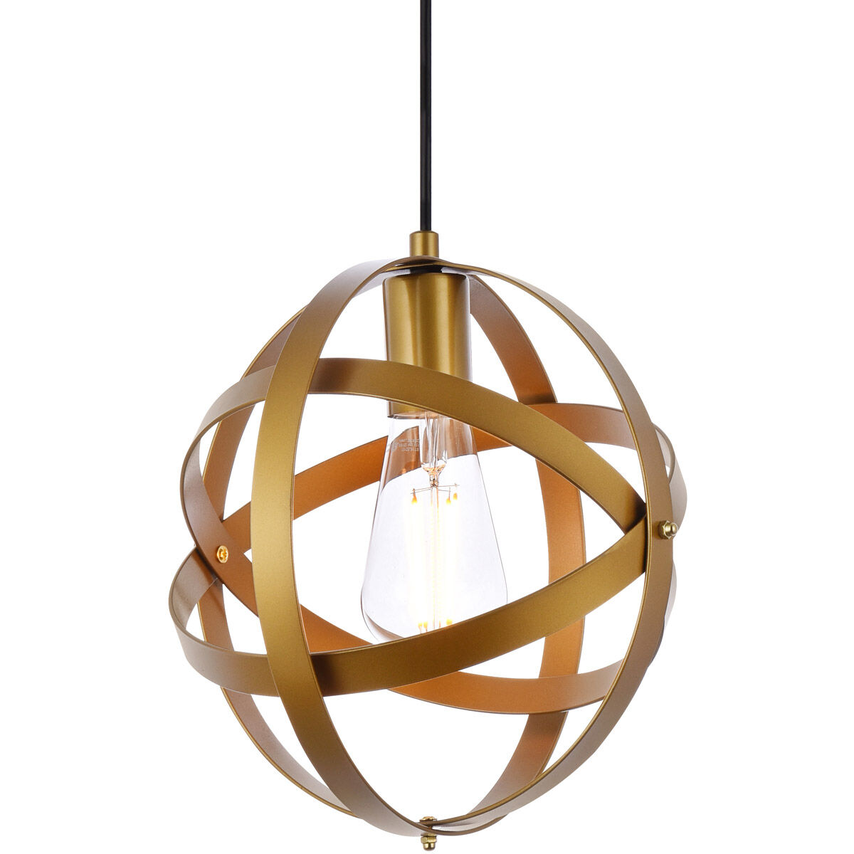 Celeste 1 Light 9.8 inch Brass Pendant Ceiling Light