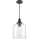 Khrisa 1 Light 10 inch Matte Black Indoor Pendant Ceiling Light