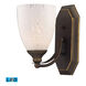 Sea of Azov LED 8 inch Aged Bronze Vanity Light Wall Light