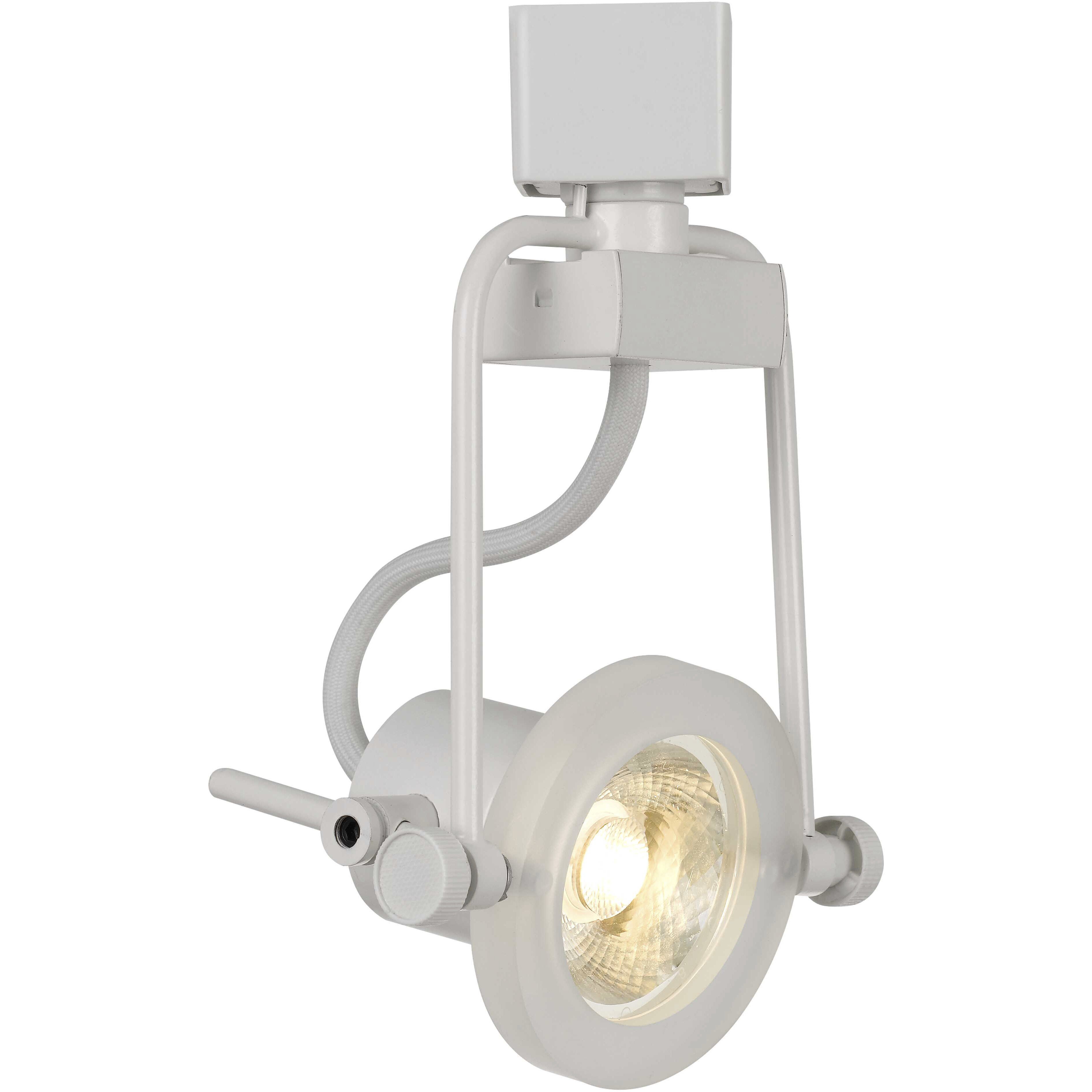 Signature 1 Light White Track Head Ceiling Light