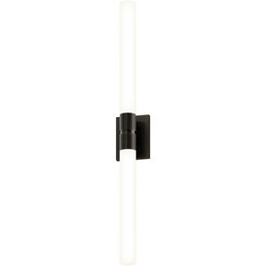 Scepter LED 4.5 inch Black Brass Bath Bar Wall Light