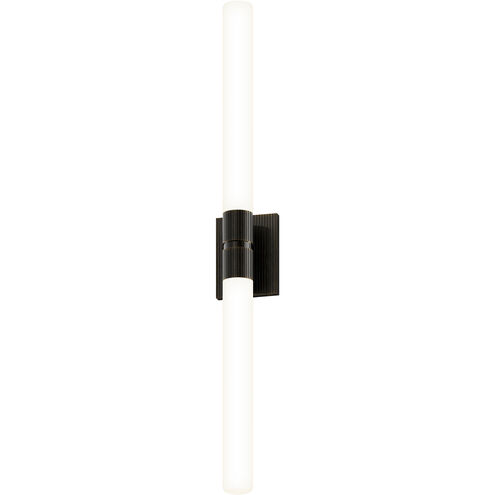 Scepter LED 4.5 inch Black Brass Bath Bar Wall Light