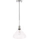 Gil 1 Light 11 inch Chrome Pendant Ceiling Light