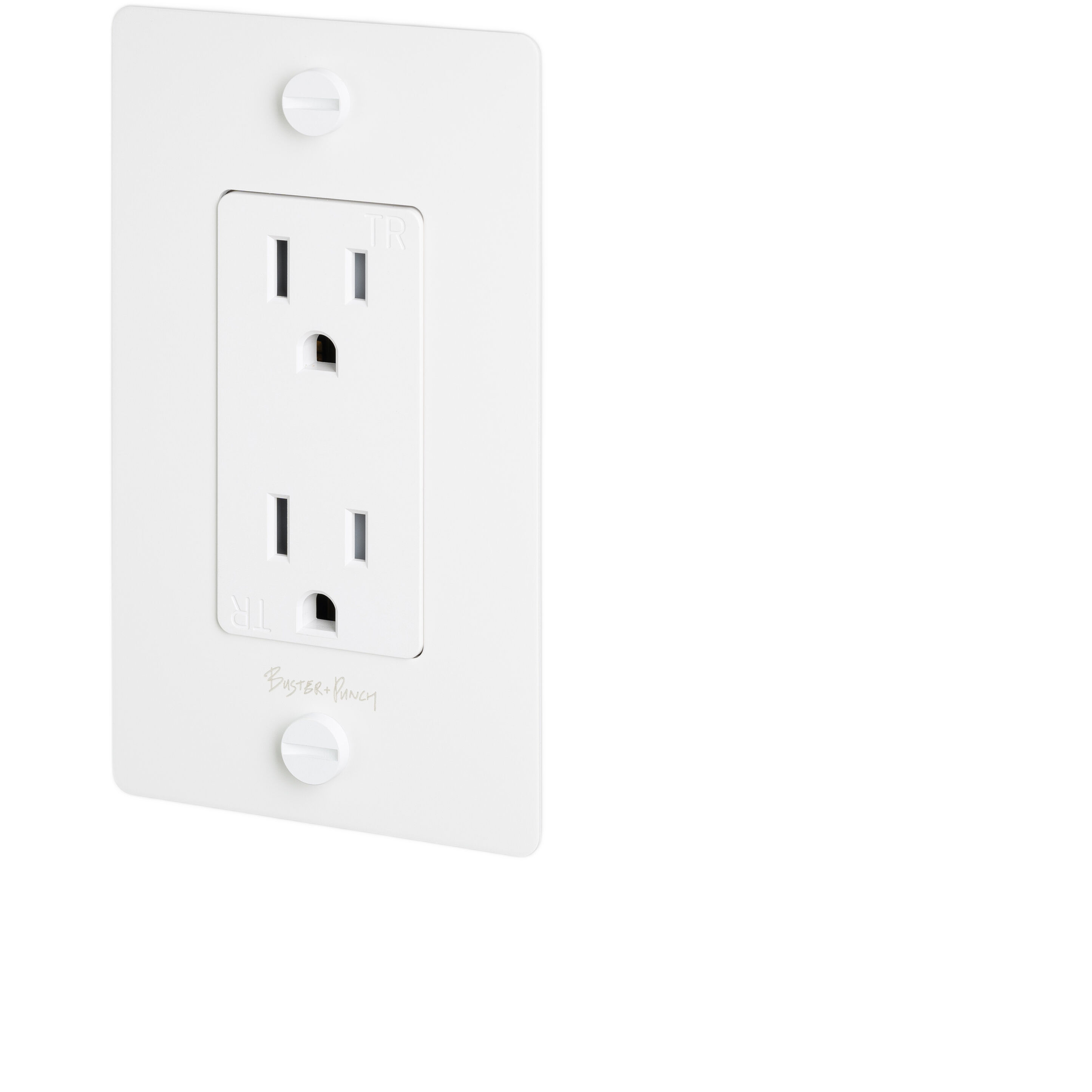 1G Duplex 125 White Outlet