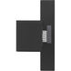 Maxx 36 inch Matte Black Bath Vanity Light Wall Light