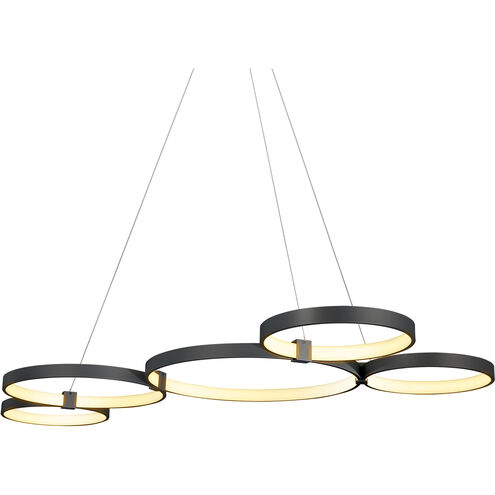 Capella 31.5 inch Black Chandelier Ceiling Light