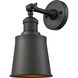 Franklin Restoration Addison LED 5 inch Oil Rubbed Bronze Semi-Flush Mount Ceiling Light, Franklin Restoration