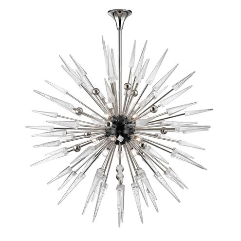 Sparta 18 Light 48 inch Polished Nickel Chandelier Ceiling Light