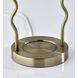 Chiara 13.5 inch 50 watt Antique Brass Candlewarmer Lamp Portable Light, Simplee Adesso