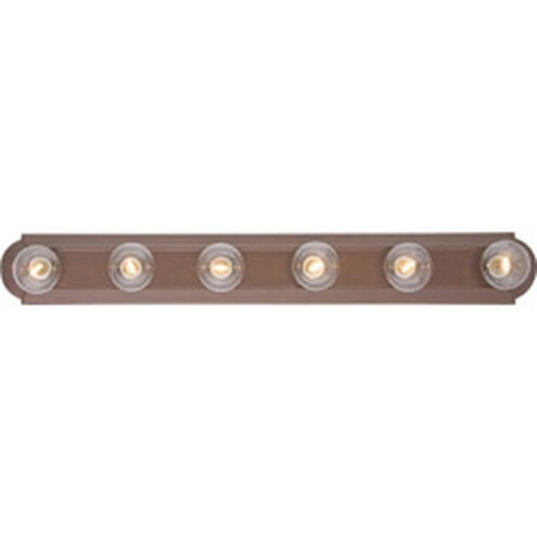 Maxim Lighting Essentials 6 Light Bath Light in Country Stone 7126CS