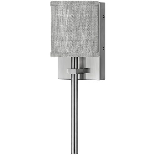 Galerie Avenue LED 6 inch Brushed Nickel ADA Indoor Wall Sconce Wall Light