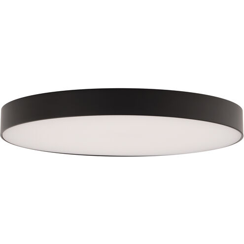 Edgeless Round LED 8 inch Black Flush Mount Ceiling Light