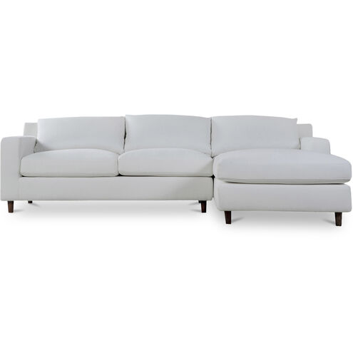 Hutton White Sectional, Right