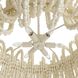 Keely 6 Light 36 inch White Chandelier Ceiling Light