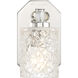 Crystal Kay 1 Light 4.5 inch Chrome Bath Vanity Wall Light