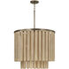Jada 5 Light 24 inch Dark Brass Pendant Ceiling Light