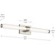 Laurene LED 31 inch Brushed Nickel Linear Bath Bar Wall Light, Large