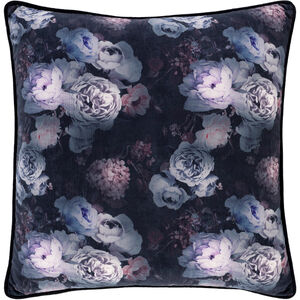 Horticulture 20 X 20 inch Black/Medium Gray/Pale Blue/Bright Purplle Pillow Kit, Square