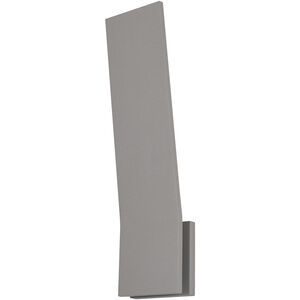 Nevis LED 18 inch Gray Outdoor Wall Sconce