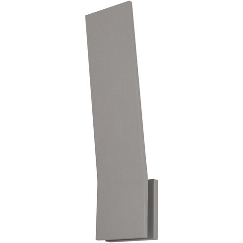 Nevis LED 18.13 inch Gray Exterior Wall Sconce
