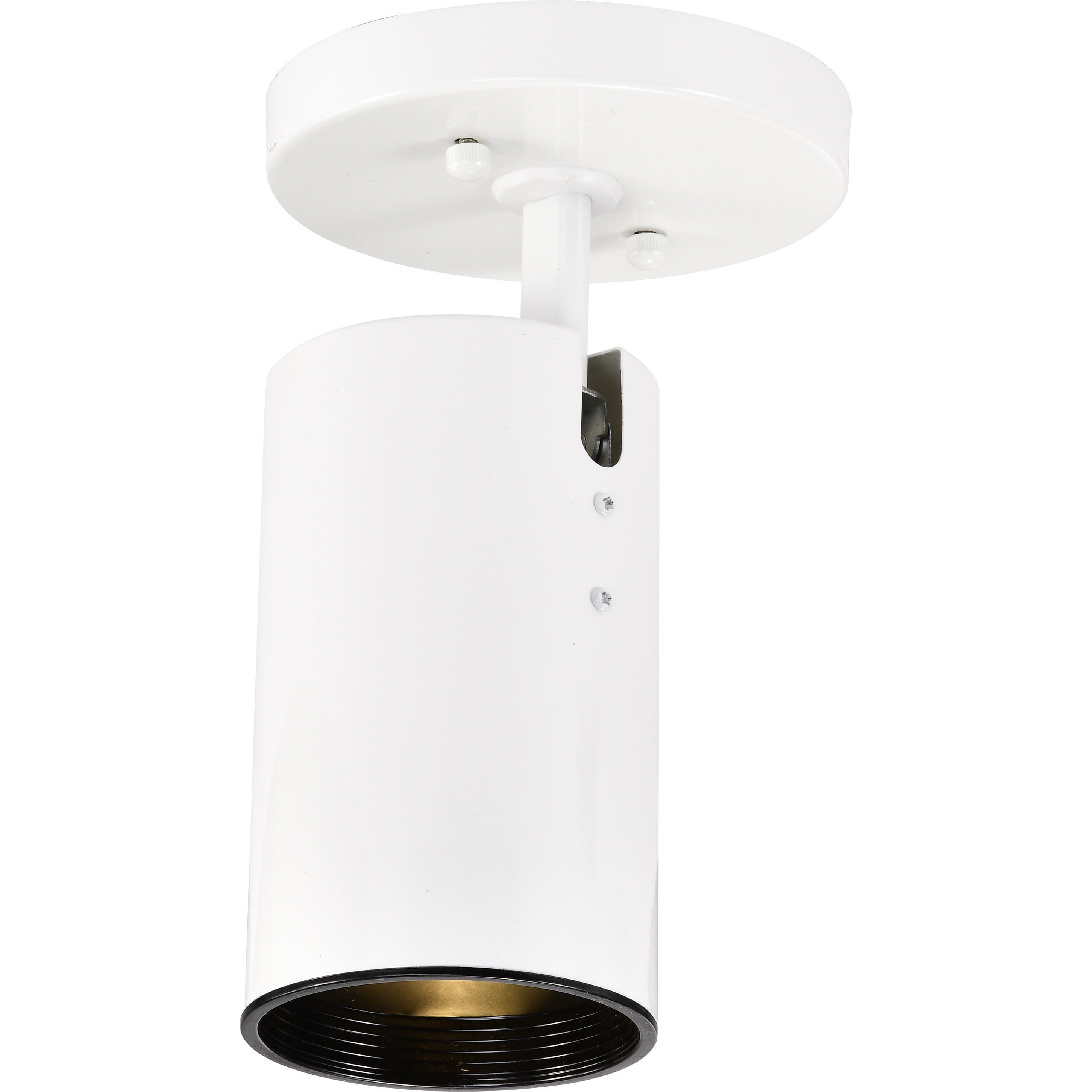 Brentwood 1 Light White Semi Flush Mount Ceiling Light
