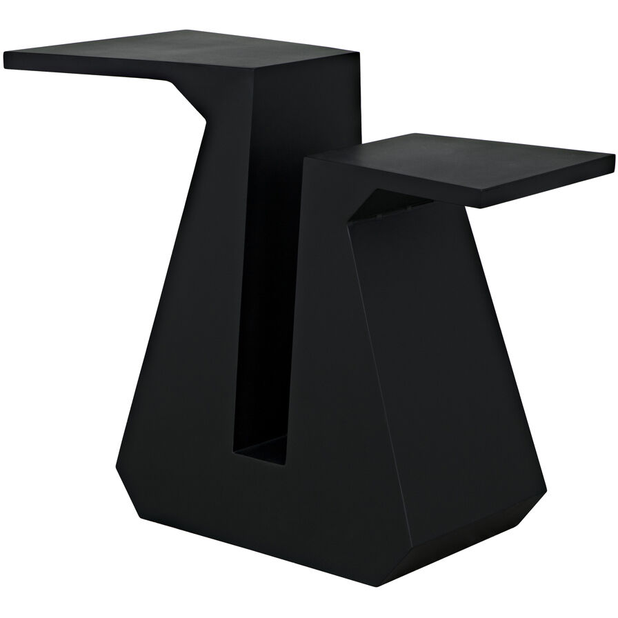 Gaston 30 X 25 inch Matte Black Console/Side Table
