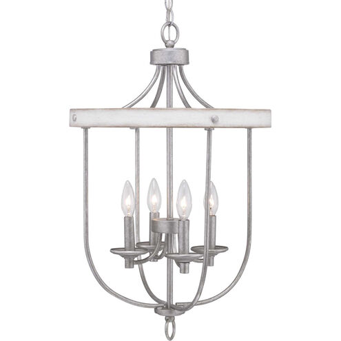 Camps Bay 4 Light 17 inch Galvanized Foyer Pendant Ceiling Light