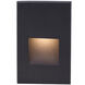 WAC 120V Step Light LED 1.5 inch Black ADA Step and Wall Light in 2700K Warm LED, WAC Lighting