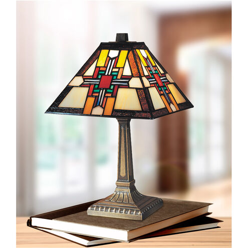 Evelyn 15 inch 60.00 watt Antique Brass Table Lamp Portable Light