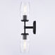 Warren 2 Light 4.75 inch Matte Black Wall Light