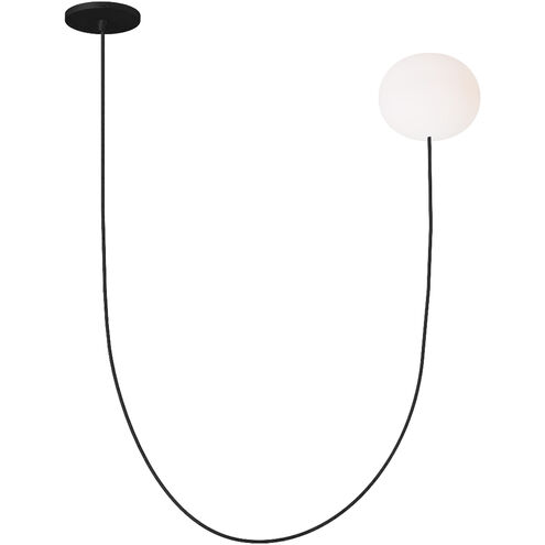 Peter Bristol Helium 1 Light 18.1 inch Matte Black Chandelier Ceiling Light