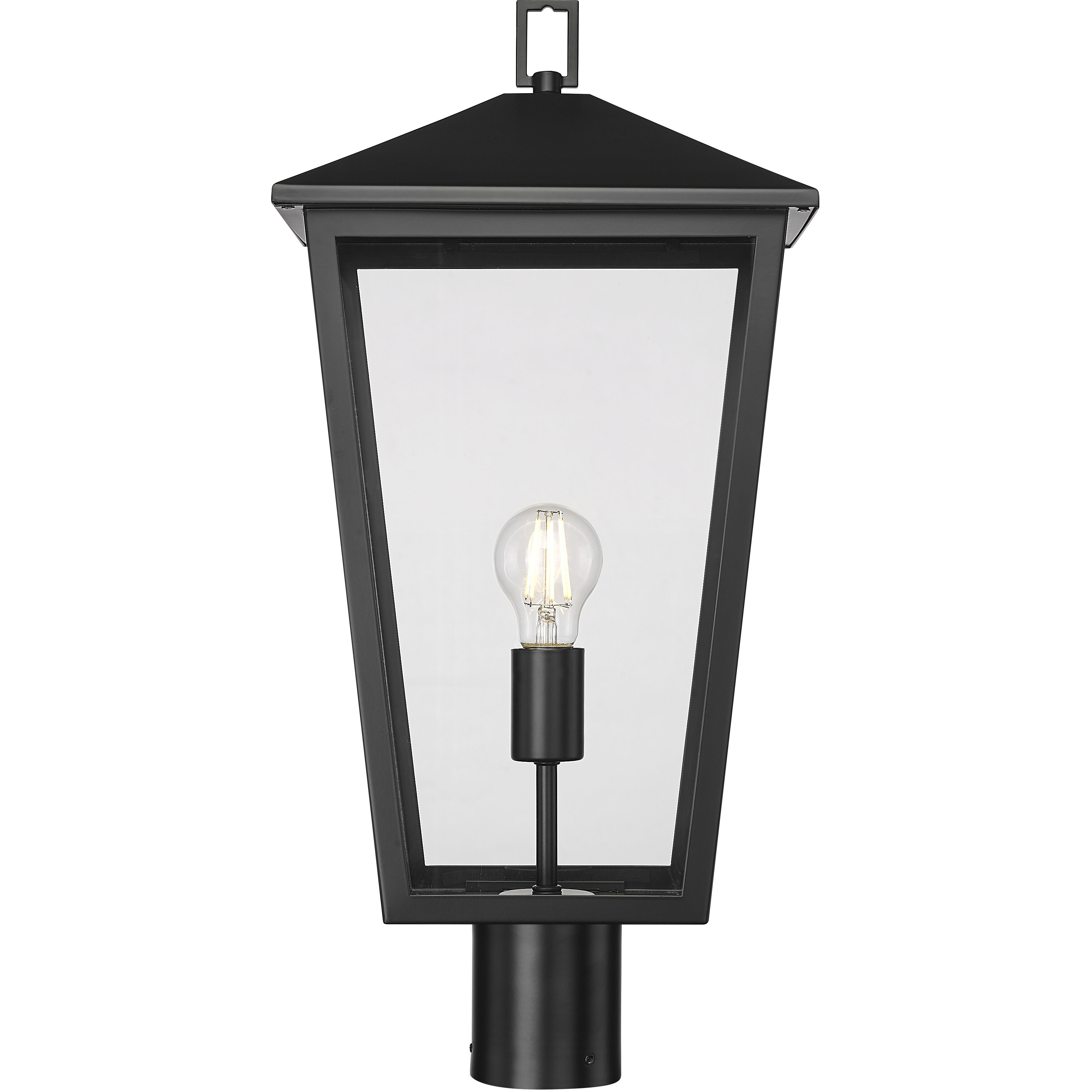 Munger 1 Light 23 inch Powder Coated Black Outdoor Post Lantern