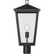 Munger 1 Light 23 inch Powder Coated Black Outdoor Post Lantern