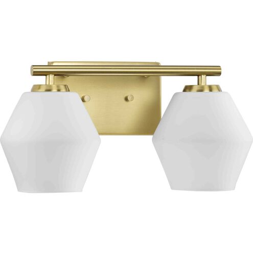 Copeland 2 Light 15 inch Brushed Gold Vanity Light Wall Light
