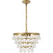 Kora 5 Light 17 inch Brass Pendant Ceiling Light