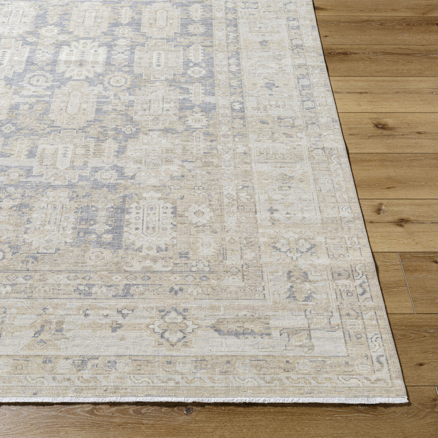 Once Upon a Time 34.65 X 23.23 inch Tan / Gray / Light Gray / Ivory / Light Brown Machine Woven Rug in 2 x 3