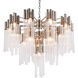 Canada 16 Light 33.4 inch Shiny Nickel Chandelier Ceiling Light