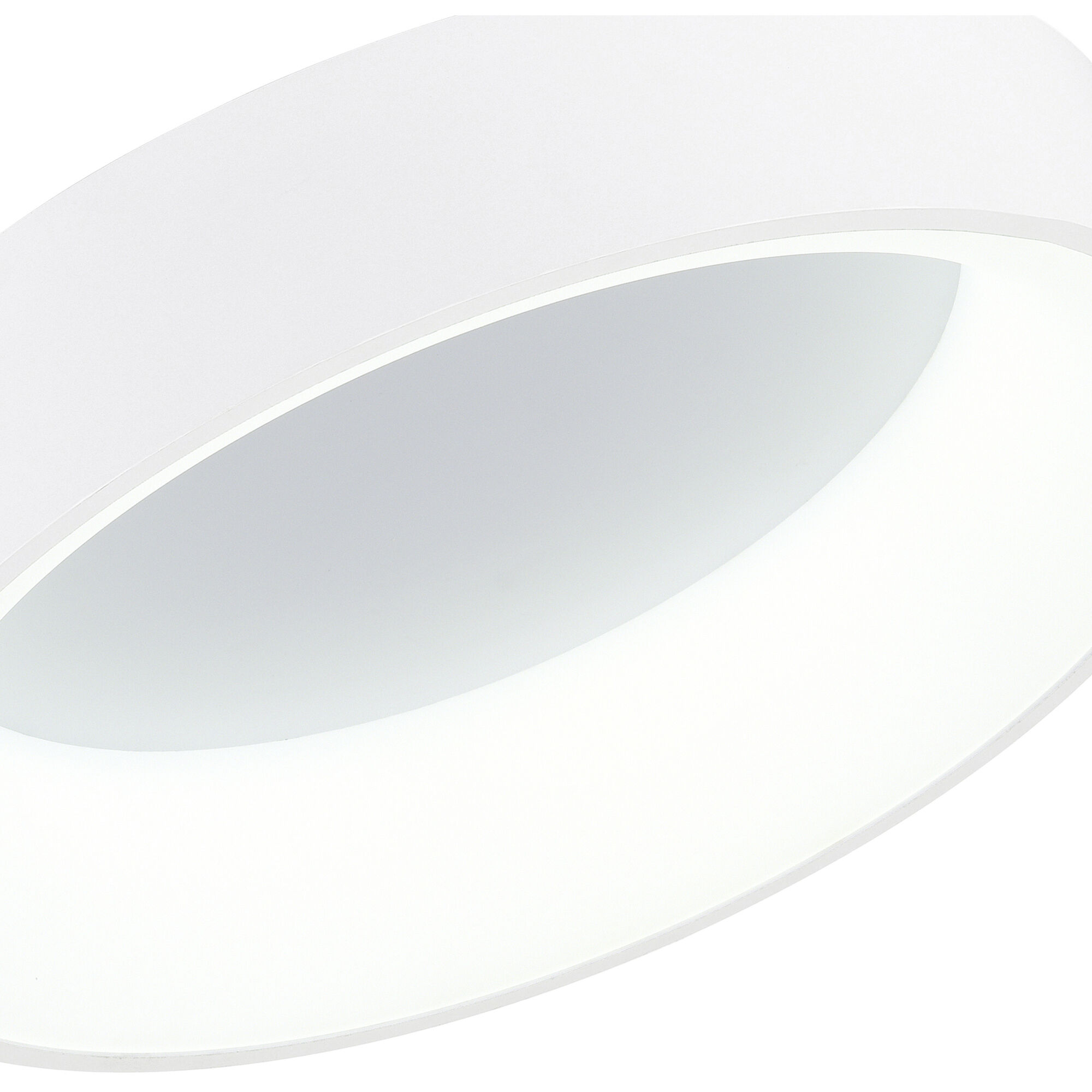 Arenal LED 18 inch White Drum Shade Pendant Ceiling Light